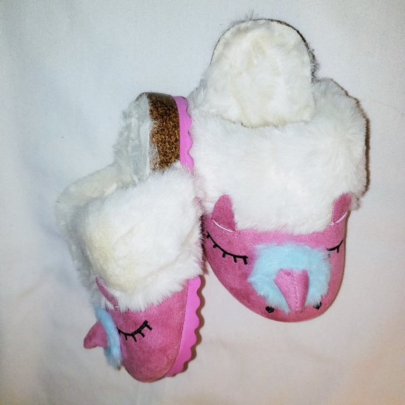 Children’s Unicorn Slippers! New in Bag! Krabor Unisex Kids  Size 9/10 - Picture 9 of 12
